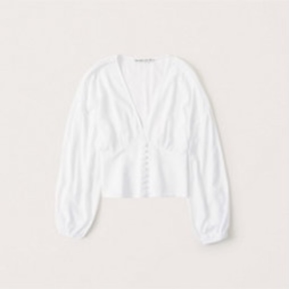 NEVER Worn White Abercrombie & Fitch Top